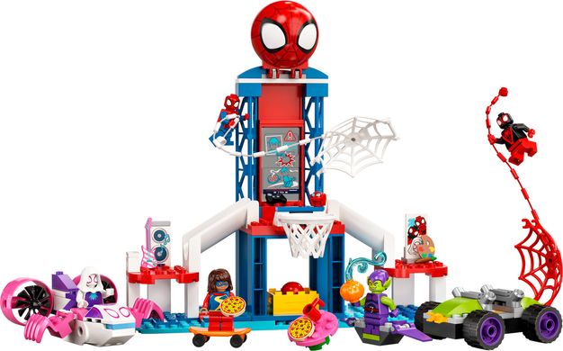 Конструктор LEGO Marvel Паук и его замечательные друзья Вечеринка в штабе Человека-Паука 10784
