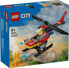 LEGO® City Пожежний рятувальний гелікоптер 60411