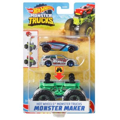 Набір із 2 машинок "Творець монстрів" серії "Monster Trucks" Hot Wheels (в ас.)