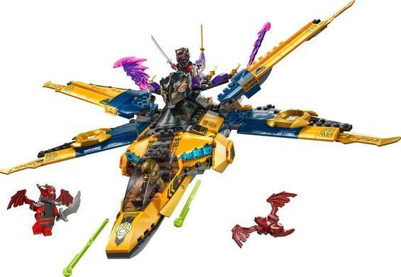 Конструктор LEGO Ninjago Суперштормовий реактивний літак Рас та Арін 71833