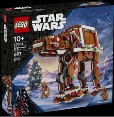 LEGO&reg; Star Wars&trade; Пряниковий крокохід AT-AT&trade;, різдвяний набір для конструювання, подарунок для фанів 40806