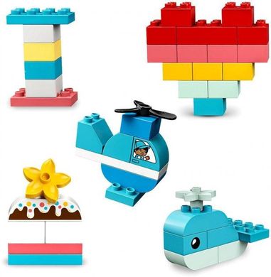 Конструктор LEGO DUPLO Коробка-серце 80 деталей 10909