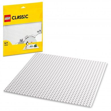 Конструктор LEGO Classic Белая базовая пластина 1 деталь 11026