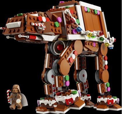 LEGO&reg; Star WarsTM Пряничный шагоход AT-ATTM, рождественский набор для конструирования, подарок для фанатов 40806