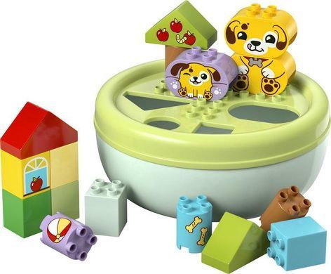 LEGO&reg; DUPLO&reg; My First Сортувальник фігур: будинок для цуценят Навчальна іграшка для малюків 10441