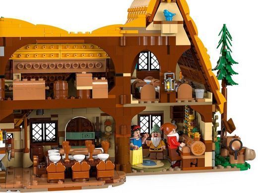 Конструктор Lego Disney Хижина Белоснежки и семи гномов 43242
