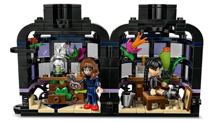 LEGO&reg; Wednesday Квітка чорної жоржини подарунок на Геловін, декор для кімнати зі штучних рослин 76784