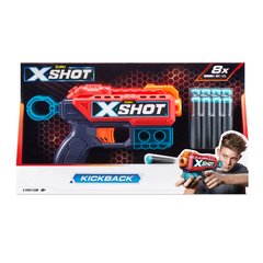 X-Shot Red Быстрострельный бластер EXCEL Kickback 8 патронов, 36184R