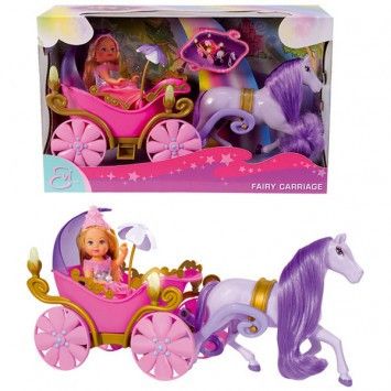 Кукольный набор Steffi Love Еви и сказочная карета с конем 573 5754