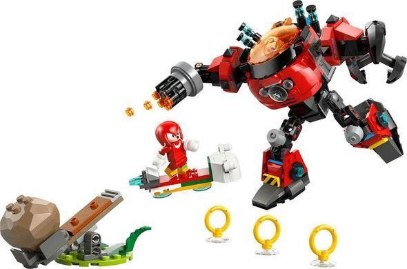 LEGO&reg; Sonic the Hedgehog&trade; Knuckles проти Dr. Eggman Egg Crusher Mech Ігровий набір 77005