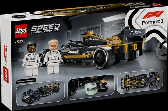LEGO&reg; Speed Champions Командный автомобиль для гонок APXGP с &laquo;F1&reg;: фильм&raquo; 77252