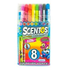 Набір ароматних воскових олівців для малювання - ВЕСЕЛКА (8 кольорів)