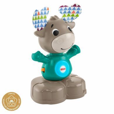 Игрушка Fisher Price Лось музыкальная интерактивная GJB21
