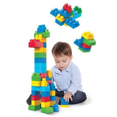 Конструктор класичний у мішку (60 дет.) Mega Bloks