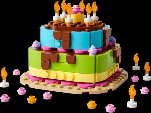 LEGO&reg; Торт на день народження з прикрасами 40815