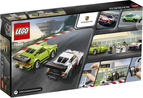 LEGO Speed Champions Автомобілі Porsche 911 і 911 Turbo 75888