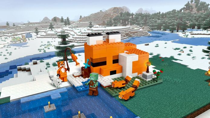 LEGO 21178 Minecraft Лисья хижина