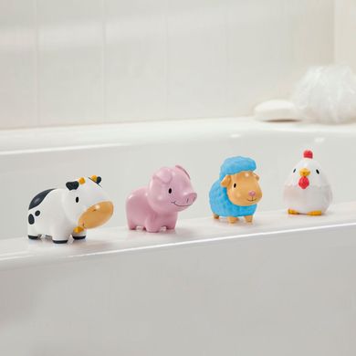 Іграшковий набір для ванни "Сільські друзі" (4 шт)
