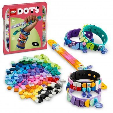 Конструктор LEGO DOTS Меганабір для створення браслетів 388 деталей 41807