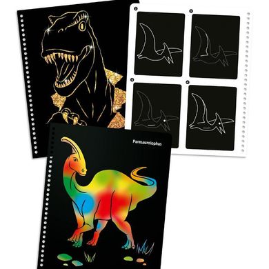 Dino World Magic-Scratch Book - Depesche