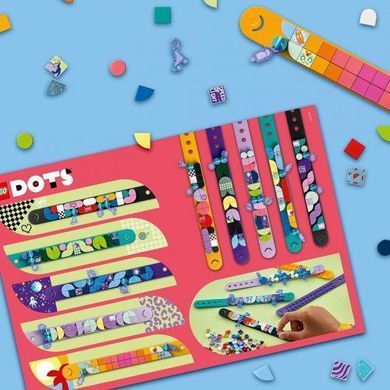 Конструктор LEGO DOTS Меганабір для створення браслетів 388 деталей 41807