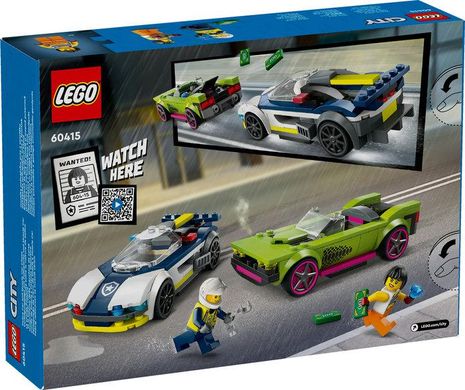 LEGO® City Переслідування маслкара на поліцейському автомобілі 60415