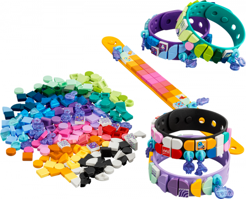 Конструктор LEGO DOTS Меганабір для створення браслетів 388 деталей 41807