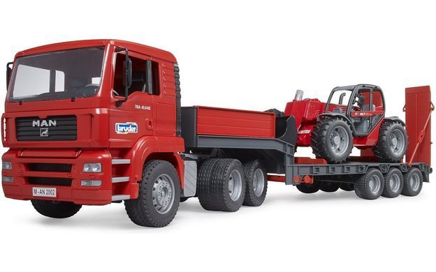 Набір іграшковий.Тягач MAN TGA з причепом та телесопічний навантажувач Manitou MLT 633