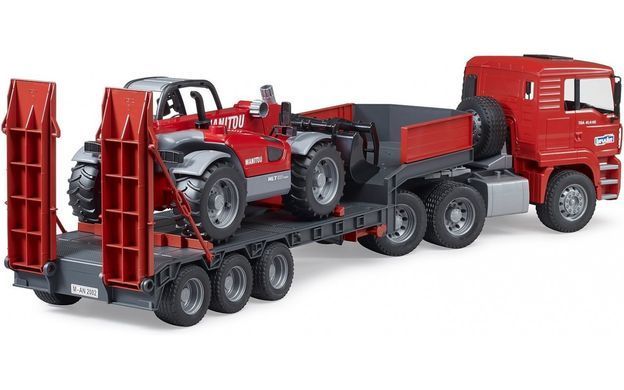 Набір іграшковий.Тягач MAN TGA з причепом та телесопічний навантажувач Manitou MLT 633