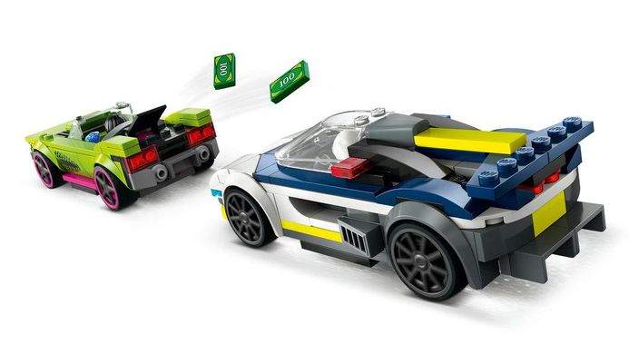 LEGO® City Преследование маслкара на полицейском автомобиле 60415