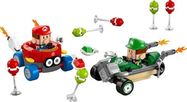 Конструктор LEGO Super Mario Mario Kart&trade; &ndash; Baby Mario vs. Baby Luigi 72034