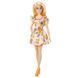 Лялька Barbie Fashionistas блондинка в сукні з фруктами HBV15