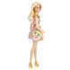 Лялька Barbie Fashionistas блондинка в сукні з фруктами HBV15