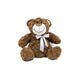 М'яка іграшка – Ведмідь (коричневий, з бантом, 27 cm)