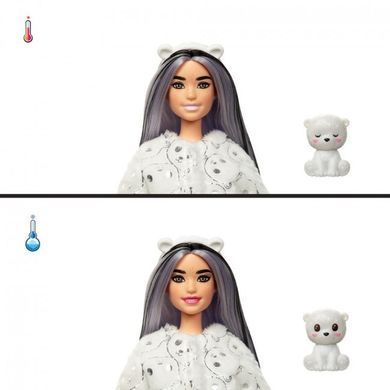 Лялька Barbie "Cutie Reveal" серії "Зимовий блиск" - полярне ведмежа, HJL64