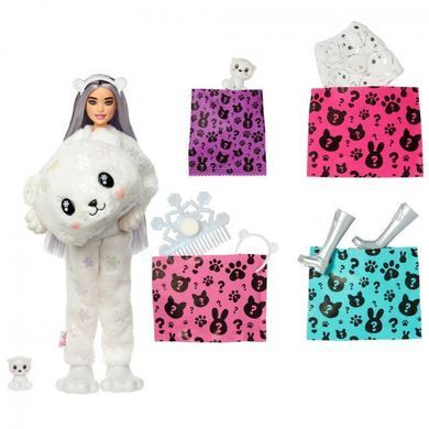 Лялька Barbie "Cutie Reveal" серії "Зимовий блиск" - полярне ведмежа, HJL64