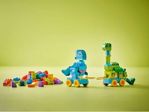 LEGO&reg; DUPLO&reg; Town Динозавры на колесах 3в1 Обучающая игрушка для малышей 10451