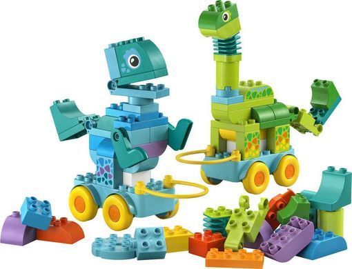 LEGO&reg; DUPLO&reg; Town Динозавры на колесах 3в1 Обучающая игрушка для малышей 10451