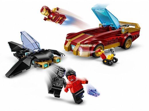 LEGO Super Heroes Автомобіль Залізної людини і Чорна Пантера проти Червоного Халка (76310)