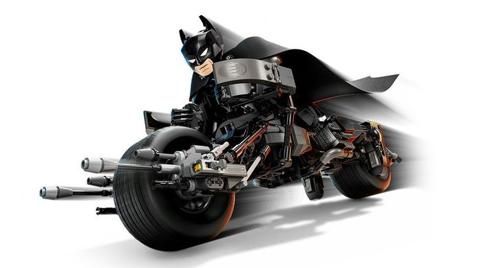 LEGO® DC Бетмен™: Фігурка Бетмена для складання і бетцикл 76273