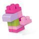 Конструктор рожевий у мішку (60 дет.) Mega Bloks