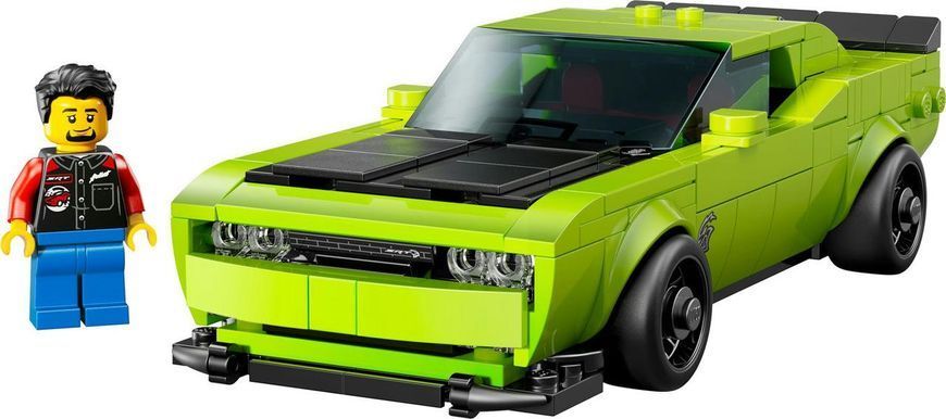 LEGO&reg; Speed Champions Спортивный автомобиль Dodge Challenger SRT Hellcat Игрушечный спортивный автомобиль 77237