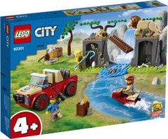 Конструктор LEGO City Wildlife Позашляховик для порятунку диких тварин 60301