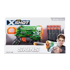 Быстрострельный бластер X-SHOT Skins Menace Camo 8 патронов, 36515A