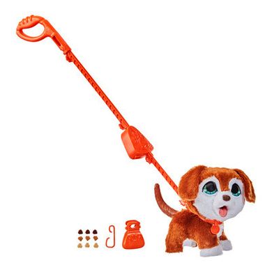 Іграшка м'яка, інтерактивна «Вихованець на повідку» серії FRF Poopalots Big Wags — Dog E8945