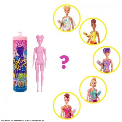 Лялька "Кольорове перевтілення" Barbie, серія "Літні та сонячні" (в ас.) GTR95