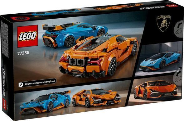 LEGO&reg; Speed Champions Lamborghini Revuelto та Hurac&aacute;n STO 77238