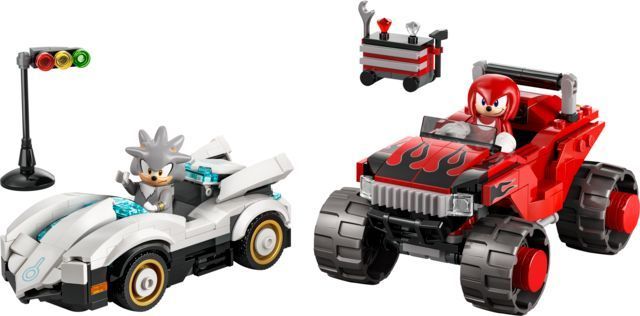 LEGO Sonic Автомобіль Сільвера vs. монстр вантажівки Наклза 77118