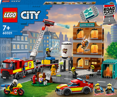 Конструктор LEGO City Пожарная бригада 766 деталей 60321