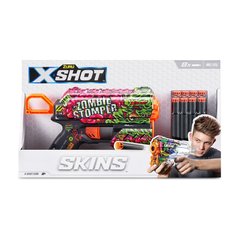 Быстрострельный бластер X-SHOT Skins Flux Zombie Stomper 8 патронов, 36516A